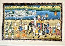 Miniaturmalerei auf Seide Bild