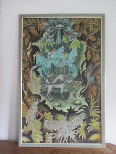 Gemälde bild ubud bali - gemälde,