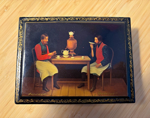 Russische lackschatulle - russische,