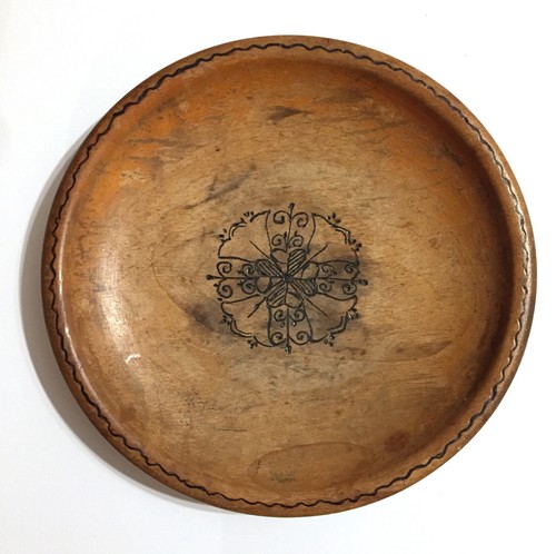Holzteller antik cm - holzteller,