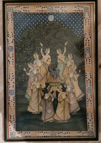 Indische seidenbild original - indische,