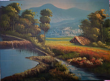 Asiatische Landschaft Malerei