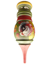 Wandvase aus Holz mit