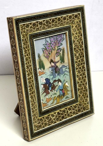 Orientalische kunst miniatur - orientalische,