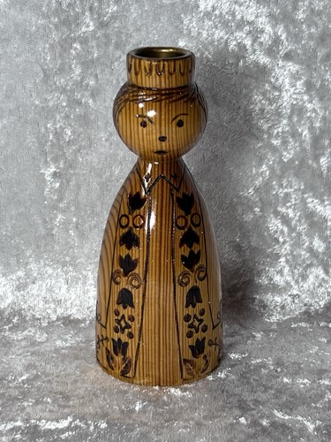Kerzenhalter holz frauenfigur - holz,
